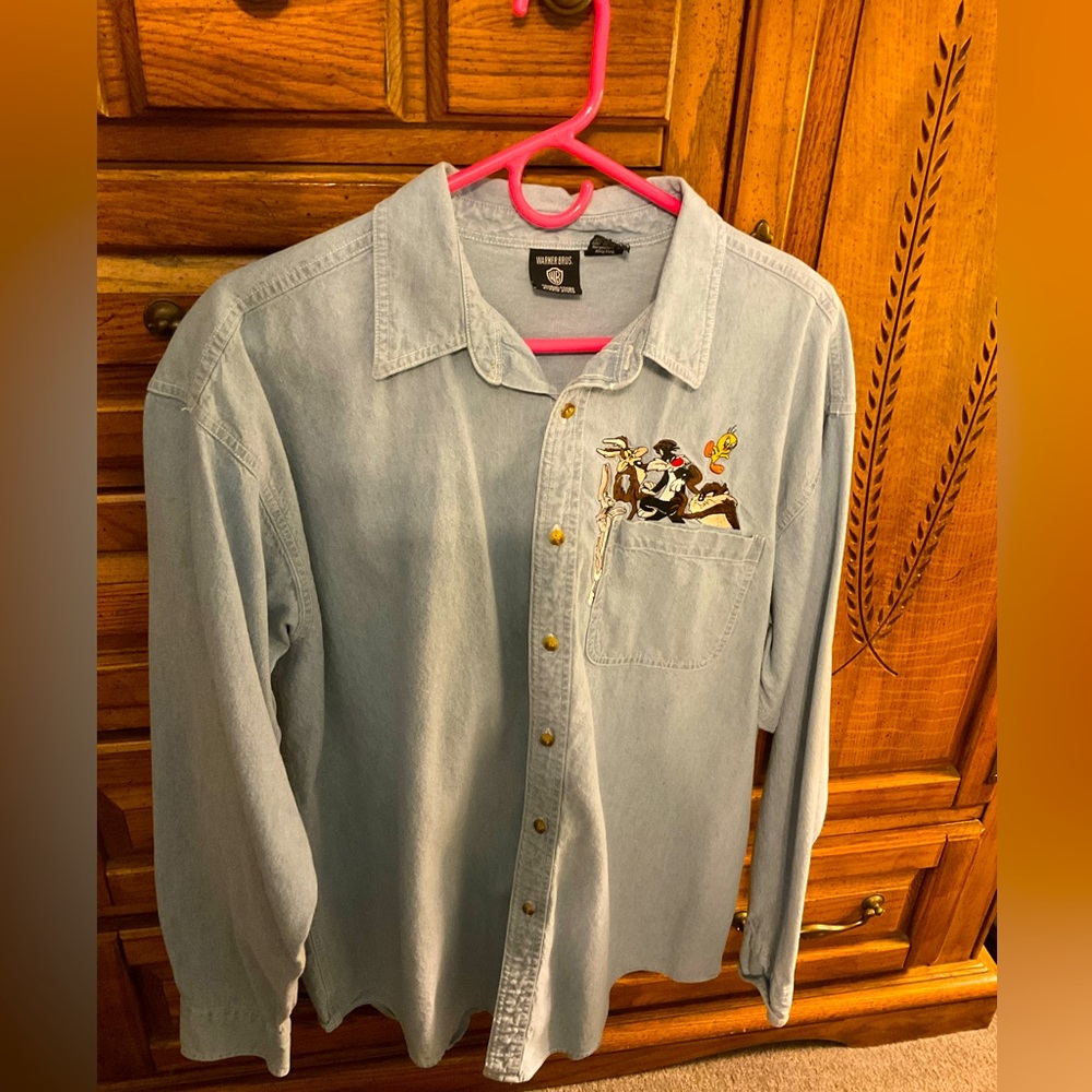 Warner Bros. Brand New Vintage Denim Shirt